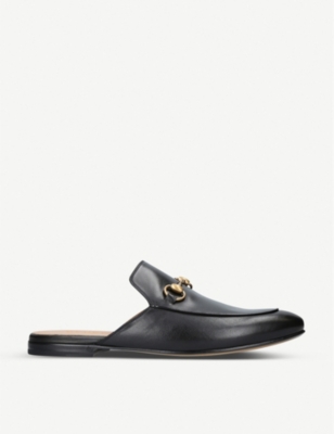 GUCCI - Princetown leather slippers 