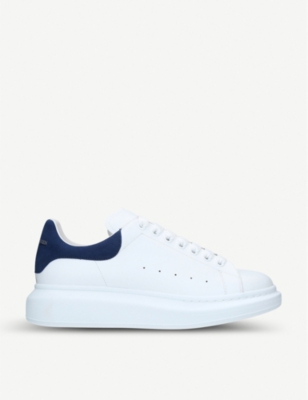 ALEXANDER MCQUEEN: Men's Show leather platform trainers