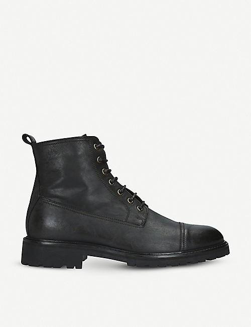 BELSTAFF: New Alperton leather ankle boots