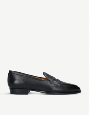 BAUDOIN & LANGE - Sagan Grand leather penny loafers | Selfridges.com