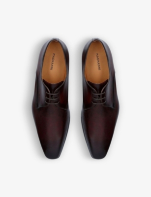 MAGNANNI: Derby leather shoes