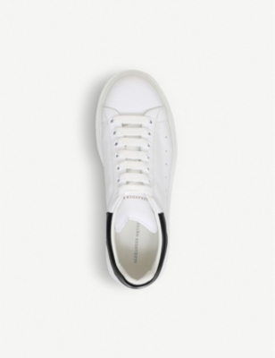 silver and black alexander mcqueen trainers