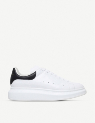 alexander mcqueen trainers leather
