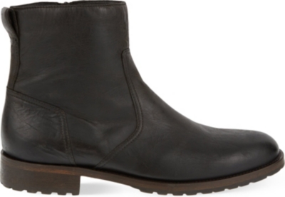 belstaff attwell burnished suede boots