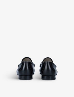 GUCCI Roos horsebit leather moccasins