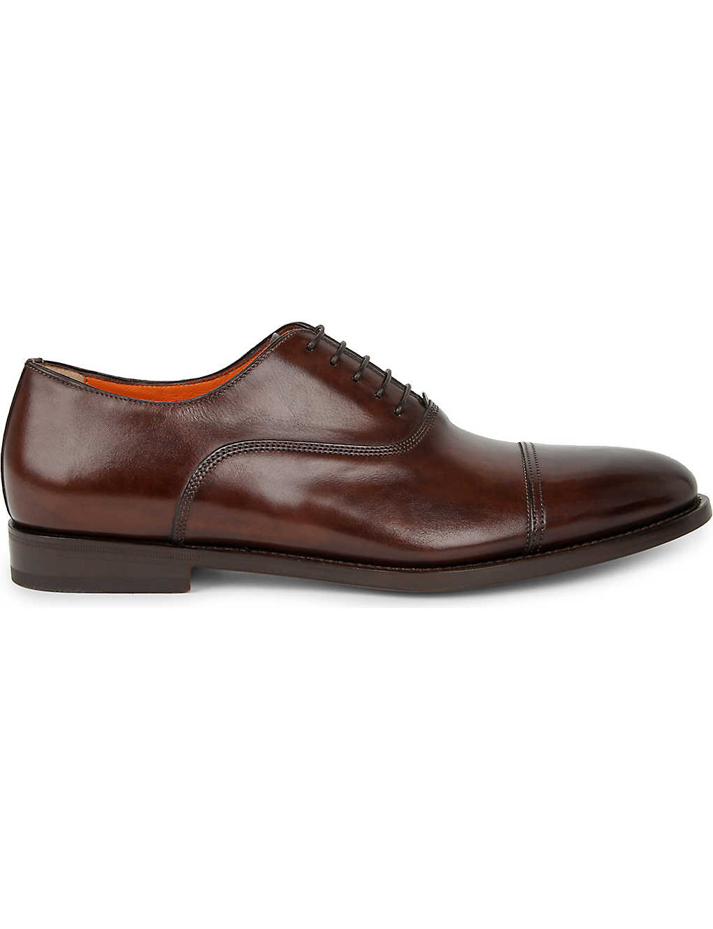 SANTONI - Leather Oxford shoes | Selfridges.com