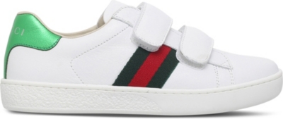 GUCCI: New Ace VL leather trainers 4-8 years