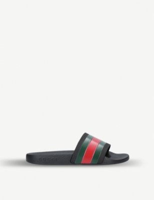 GUCCI: Pursuit rubber sliders 4-8 years