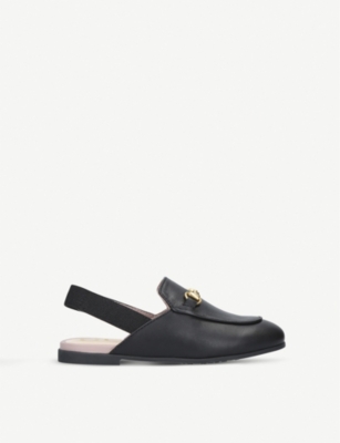 GUCCI - Princetown leather slingback 