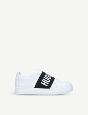 boss logo print trainers