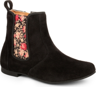 POM DAPI   Dory mini jodpur suede ankle boots 3 5 years