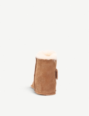 UGG: Erin suede and sheepskin boots 0-36 months