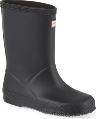 Hunter Kids First Classic Wellies 2-7 Years In Black