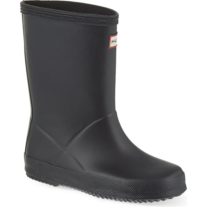 Hunter Kids First Classic Wellies 2-7 Years In Black