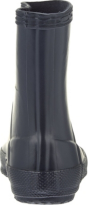 Hunter Boys Navy Kids First Classic Wellies 2-7 Years In Nero