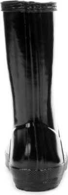 Hunter Kids First Gloss Wellies 2-7 Yea In Nero