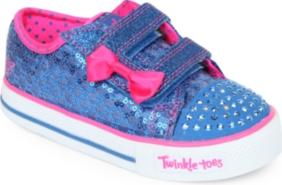 SKECHERS - Twinkle toes shuffles bow trainers 2-5 years | Selfridges.com