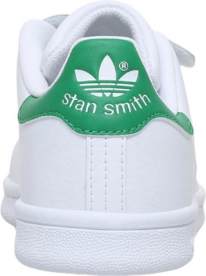 Shop Adidas Originals Adidas Boys White Kids Stan Smith Leather Trainers 4-9 Years