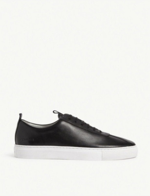 grenson black trainers
