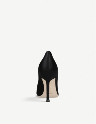 black platform heels designer
