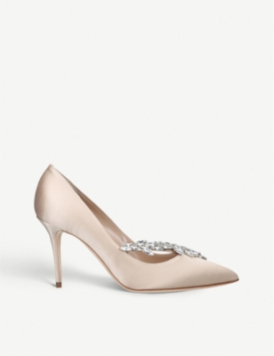 manolo blahnik nadira champagne