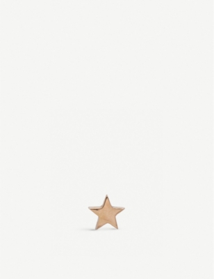 The Alkemistry Kismet By Milka 14ct Rose-gold Mini Star Earrings In Rose Gold