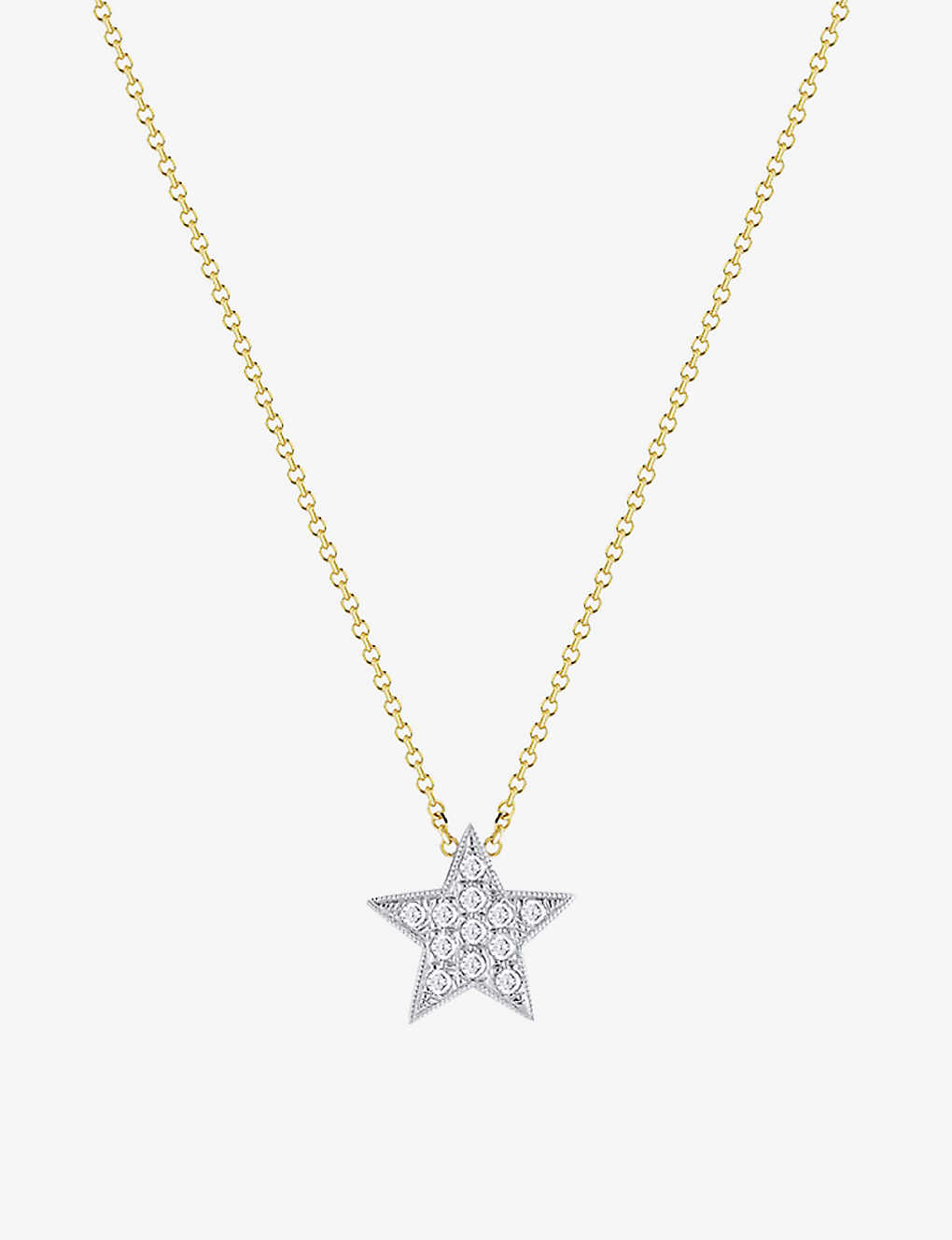 The Alkemistry Dana Rebecca Julianna Himiko 14ct Yellow-gold And Diamond Necklace In Yellow Gold