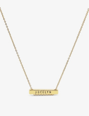 Personalised shop necklace selfridges