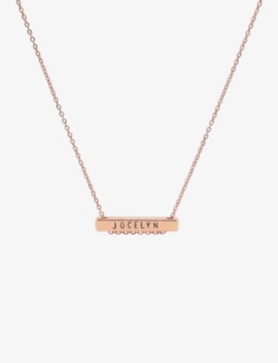 Selfridges hot sale bar necklace