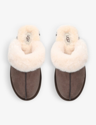 Ugg Scuffette Ii Shearling Slippers In Dark Brown