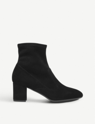 LK BENNETT Alexis suede heeled ankle boots Selfridges