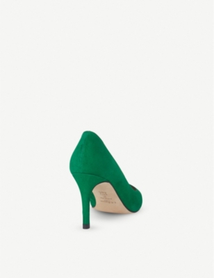 lk bennett suede court shoes