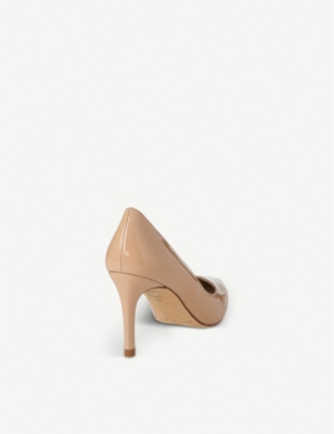 LK BENNETT: Floret pointed patent-leather courts
