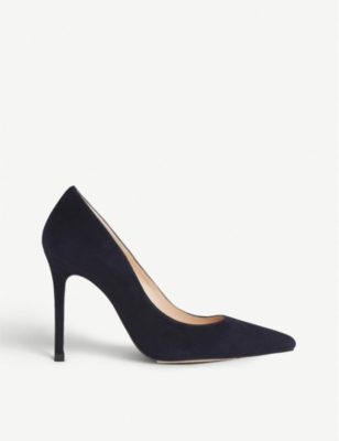 Lk Bennett Fern Suede Courts In Nero