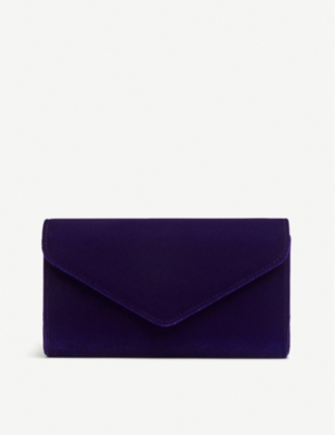 lk bennett velvet bag