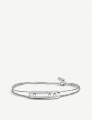 MESSIKA: Move 18ct white-gold and diamond bracelet