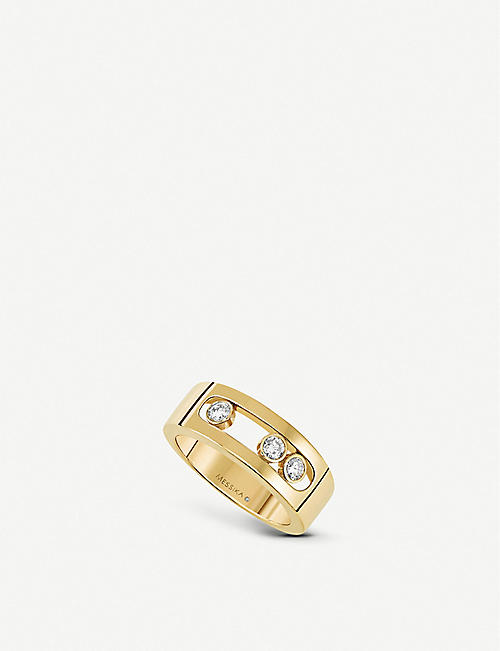 MESSIKA: Move Joaillerie 18ct gold and diamond ring