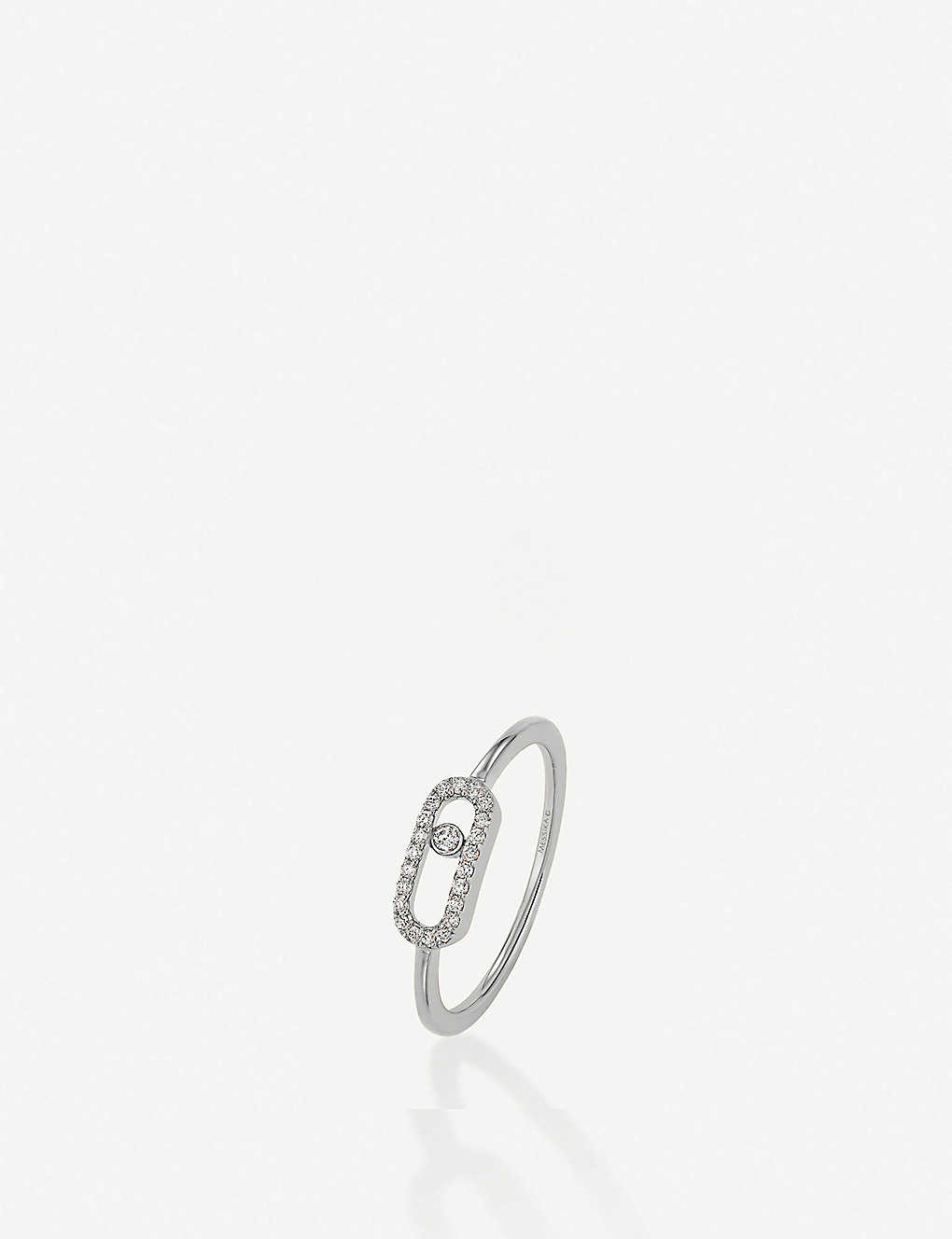 Messika Move Uno 18ct White-gold And Diamond Ring