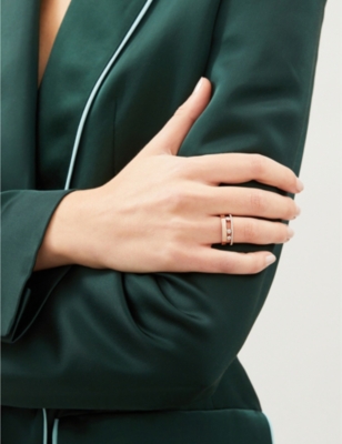 MESSIKA: Move Romane 18ct rose-gold and diamond ring
