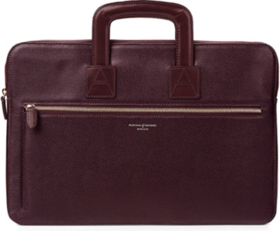 aspinal leather briefcase