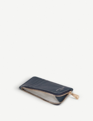 Aspinal Of London Small Zipped Leather Coin Purse
