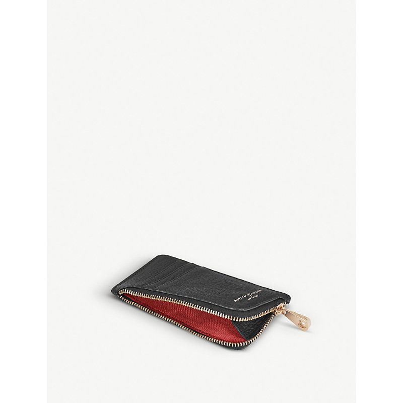 Shop Aspinal Of London Zipped Small Leather Coin Purse