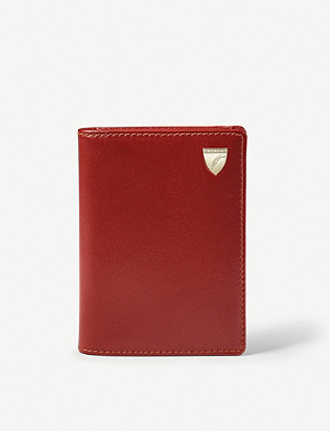 ASPINAL OF LONDON Leather business card and credit card holder