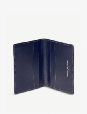 Shop Aspinal Of London Women's Double Fold Leather Card Holder