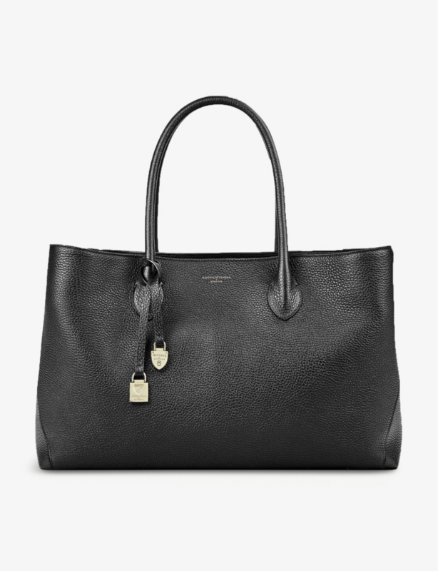 London large leather tote bag