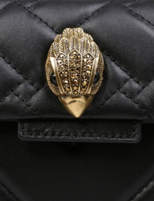 KURT GEIGER LONDON: Kensington mini leather cross-body bag