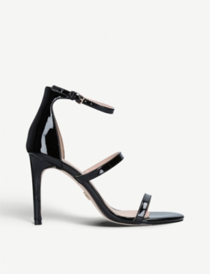 KURT GEIGER LONDON - Park Lane stiletto patent leather sandals |  