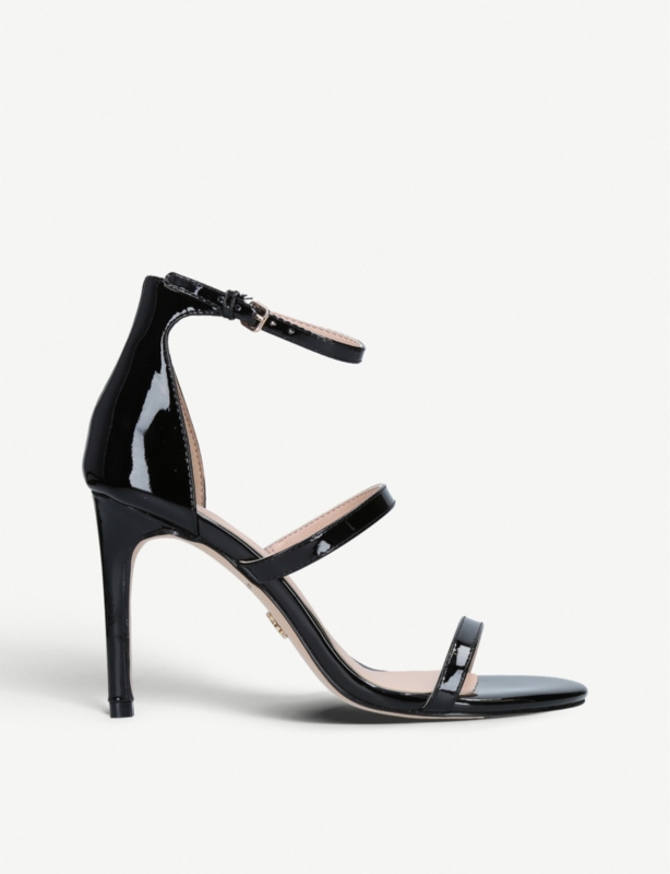 Park Lane patent leather stiletto sandals
