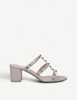 VALENTINO GARAVANI: Garavani Rockstud leather sandals