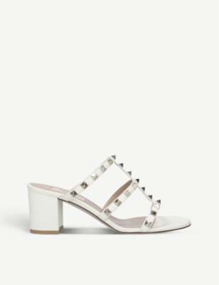 valentino rockstud mule sandal